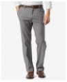 Men's Big & Tall Easy Classic Fit Khaki Stretch Pants Gray $24.50 Pants