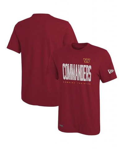 Men's Burgundy Washington Commanders Combine Authentic Training Huddle Up T-shirt $15.19 T-Shirts