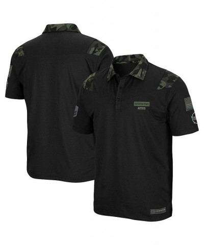 Men's Black San Diego State Aztecs OHT Military-Inspired Appreciation Sierra Polo Shirt $31.19 Polo Shirts